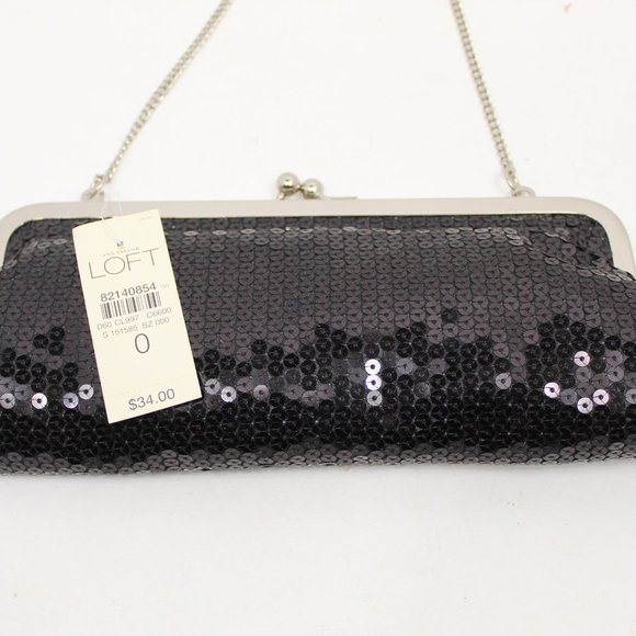 Ann Taylor Loft Sequenced Cocktail Purse NWT - Picture 2 of 5